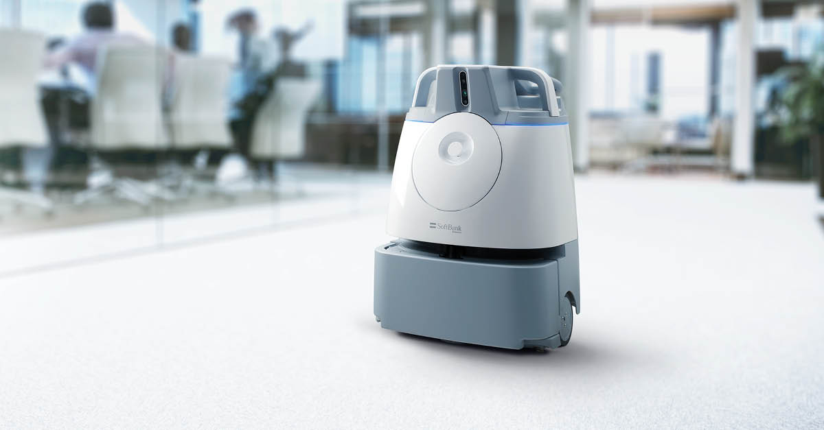 Commercial cleaning robot